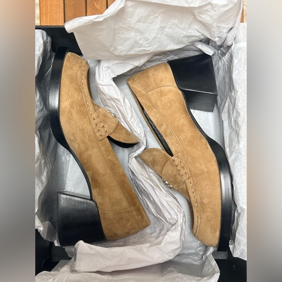 Coach Women’s Natalie Heeled Loafers size 7.5 - Picture 6 of 9